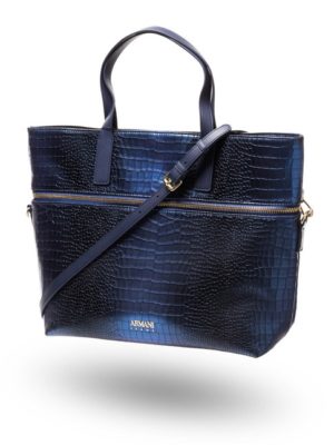 Armani Jeans Shopperka dámska kabelka 2v1 modrá